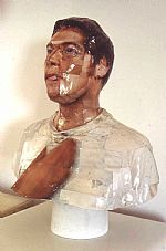 Self Portrait with Cigarette by Artist Ian Ray